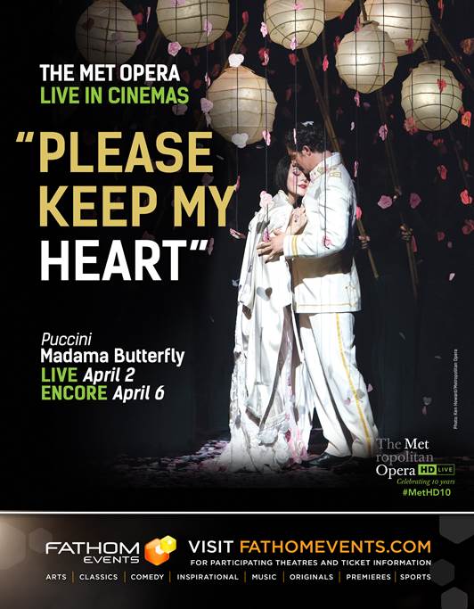 Enter to win a pair of tickets to Madama Butterfly Live in HD at Regal Cinemas – {CONTEST ENDED}