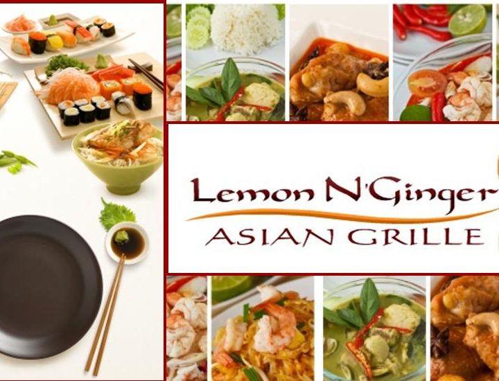Discounted Dining at Lemon N’ Ginger Asian Grille – Abingdon